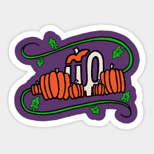 The Pumpkin Patch Sticker